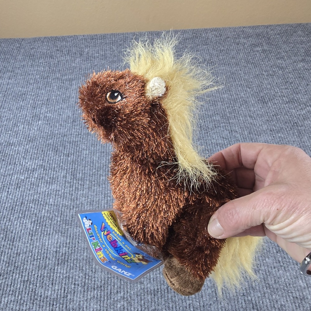 GANZ Webkinz Lil' Kinz Horse HS103 Plush Stuffed Animal Toy New SEALED CODE Mini